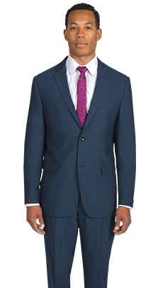 Dark Blue Modern Fit Suit